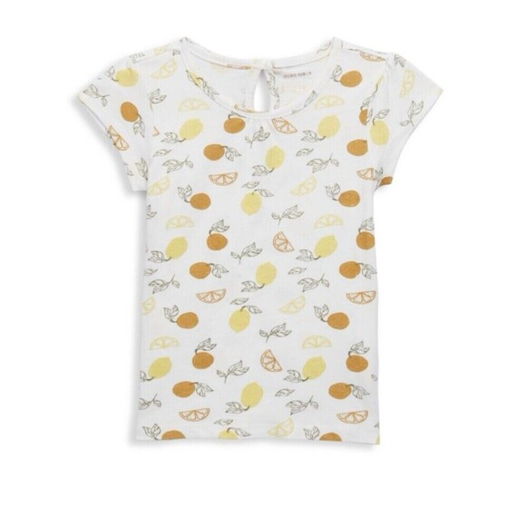 BCBG Girls Toddler Girl's 2pc Outfit Fruit Print Romper-t-shirt Size 2T - Picture 3 of 7